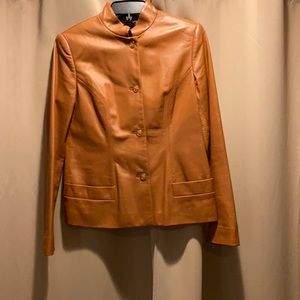 Etcetera leather jacket